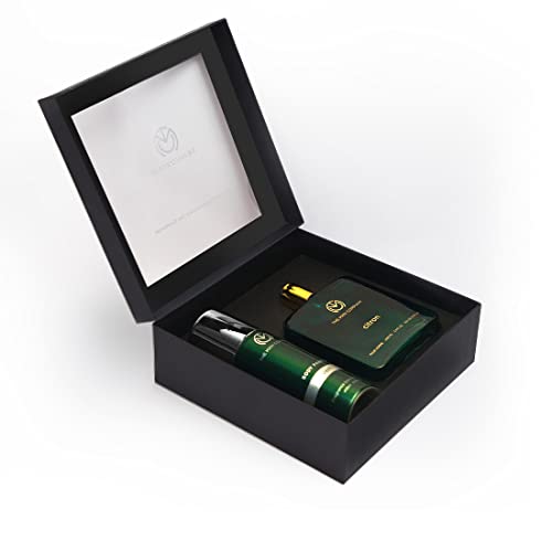 The Man Company Men Ever Green Liquid Perfume Gift Set | Luxury Long-Lasting Fragrance | Premium Wood Scent Body Spray | Gift Kit For Husband,... - Image 6