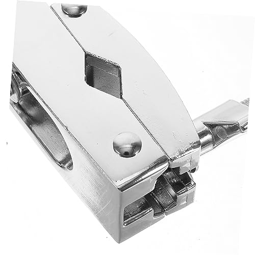 FAVOMOTO Soporte Abrazadera de Cencerro Para Kit de Batería, Clip de Metal Duradero para Bombo miniatura 4