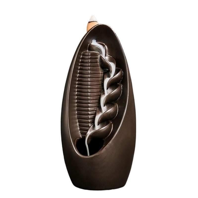 Encens zen accessoires de méditation et brûleur de parfum à flux inversé