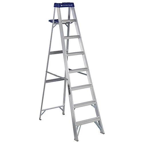 Louisville Ladder AS2108 250-Pound Duty Rating Aluminum Stepladder, 8-Feet