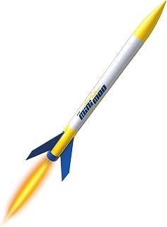 EX ELECTRONIX EXPRESS Mini Mod 13mm STEM Model Rocket Starter Set, Launch Pad, Electron Beam Controller, 9-13 Inch Length, 0.7oz, Streamer Recovery