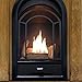 ProCom Dual Fuel Ventless Gas Fireplace System with Mantle, Thermostat Control, 4 Fire Logs, Use with Natural Gas or Liquid Propane, 15000 BTU, Heats up to 600 Sq. Ft., Toasted Almond