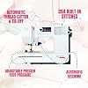 Bernette B38 Computerized Sewing Machine with LCD Display | 394 Stitch Patterns, Auto Needle Threader, LED Light | Includes Stylish Polka Dot Carrying Bag