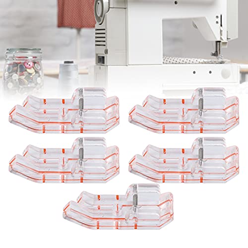 Accesorios para máquina de coser Zerodis, 5 pies paralelos transparentes miniatura 2