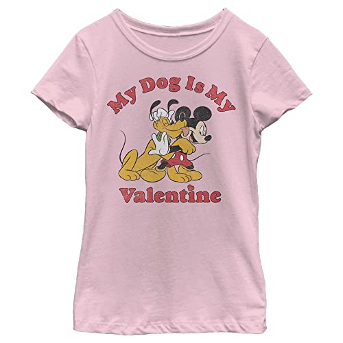T-shirt Mickey Disney pour fille au style occidental motif Love My Dog
