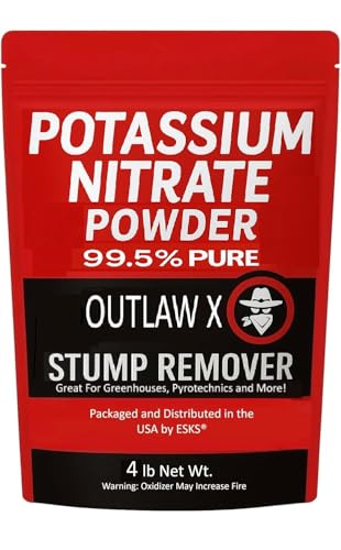 Potassium Nitrate HIGH Purity Milled Reagent Grade 4 LBS Stump Remover and More