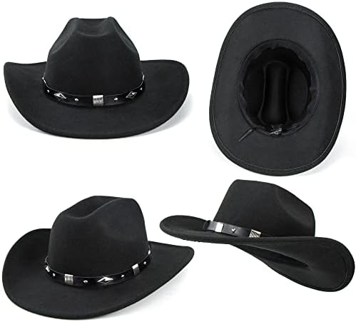 Vrouwen Mannen Stro Western Cowboy Hoed Met Roll U... – Grandado
