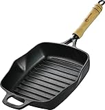 Frigideira De Ferro Fundido Cook Grill Bistequeira 22x22cm Santana