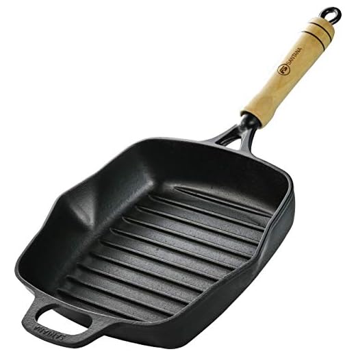 Frigideira De Ferro Fundido Cook Grill Bistequeira 22x22cm Santana
