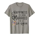 Sri Lanka Flag Wedding Anniversary Engagement Sri Lankan T-Shirt
