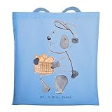 Mr. & Mrs. Panda Stoffbeutel Bäckereifachverkäufer Herz - Geschenk, Schultasche, Backstube, Sonntagmorgen, Bäckerei, Büchertasche, Shopping Tasche, Frühstück, Jutebeutel, Laptoptasche