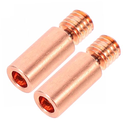 VILLFUL 2pcs Alloy Heat Break Printer Accessories for Metal Printer Heatbreak Throat for Hotend Super Smooth Heatbreak T
