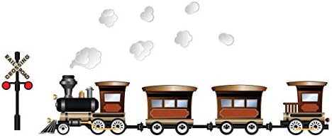 StikArt Vintage Train Wall Decal