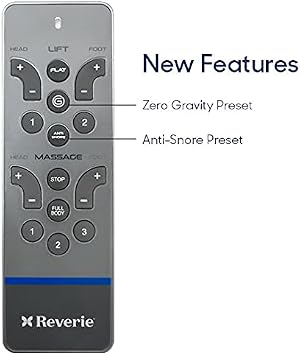 RC WM 101 Adjustable Bed Replacement Remote Advanced Ergo