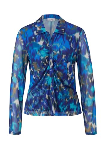 s.Oliver Damen T-Shirt Langarm Blue 34 – Ansicht 4