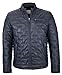 Produktbild bugatti - Herren Echtleder Lederjacke Steppjacke Lammnappa navy
