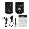 Aoresac 2.4GHz Wireless IEM System Wireless Transmitter Receiver Sender Receiver Stereo Mono Rechargeable 30m Range 10H Battery for Studio Band Rehearsal Live Perform (Transmitter Set) #4