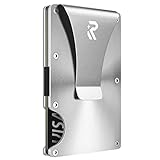  RealPlus Porta Carte di Credito Metallico (CD-Argento)