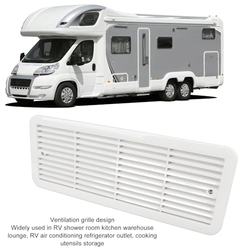RV-Seitenlüftungsventilator, 12 V, Drei Ventilatoren, Leiser RV-Kühlschrankventilator mit Schutznetz, Entlüftungsventilator für Wohnmobil-Yacht-Bootsanhänger, Effiziente Kühlung,