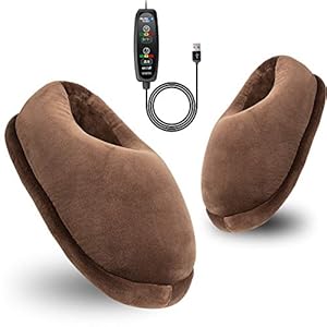 電気スリッパ USBあったかスリッパ USBウォーマー フットウォーマー3段階温度切り替え可足温器 3段階タイマー可 ヒーター 内蔵フットウォーマー 足あったグズ 移動可能 軽量 足冷え対策 足元防寒 静音 仕事/自宅/職場用 室内履き ポカポカ 洗濯可能 日本語取り扱い説明書付き 女性