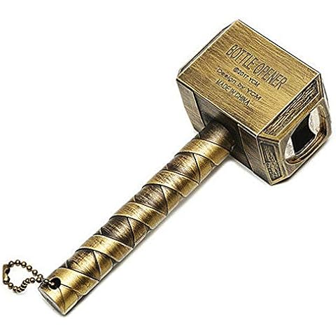 Thor Hammer Flaschenöffner, Bierflaschenöffner, für Bar Party BBQ Camping Bier und Familien Cover