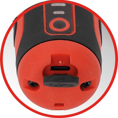 KS TOOLS 515.6550 Visseuse sans fil magnétique Batterie Rouge