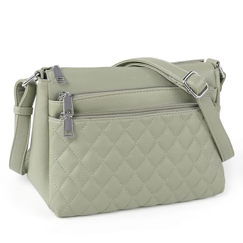 Image of TANTOMI Medium Crossbody Bags for Women Handbag PU Leather Purses for Women