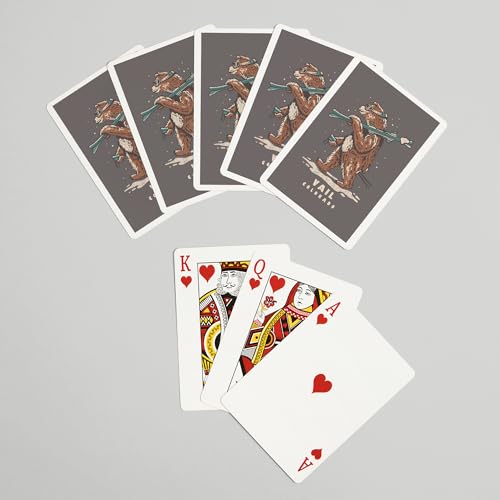 Lantern Press Vail Colorado, Baraja Poker 52 Cartas miniatura 7