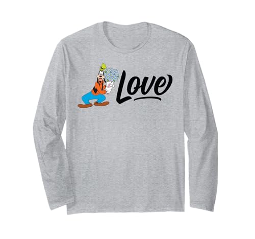 T-shirt Disney Goofy Love manches longues idéal pour vos sorties décontractées
