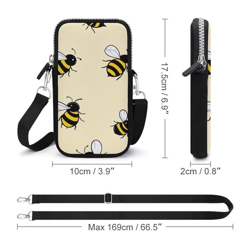 Men's Small Cell Phone Purses Travel Purse Holder Cellphone Wallet Bag2