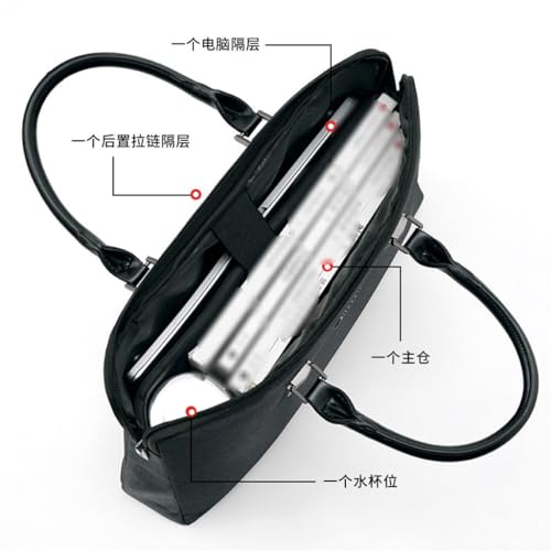 Business Briefcase Conference Information Bag for Men's Business Large Capacity Waterproof Information Bag2