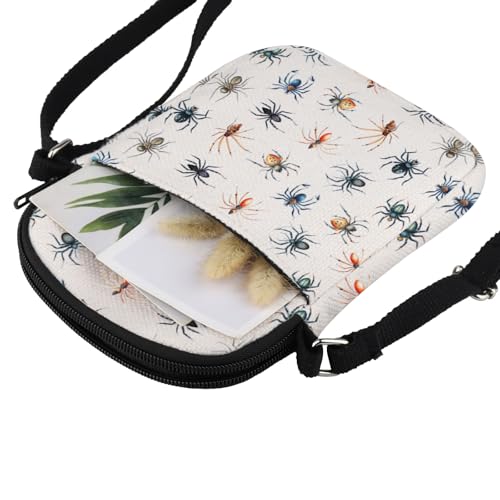 JXGZSO Spider Cross Body Bag Arachnid Shoulder Bag Spider Lover Gift Arachnologist Gift4