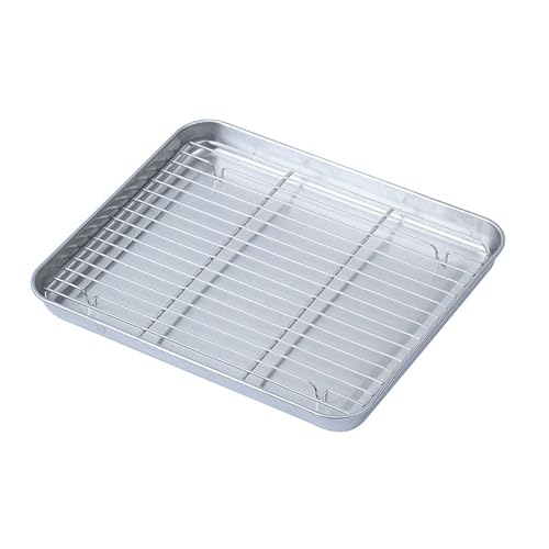 Plaque de cuisson en acier inoxydable grand modèle avec support de cuisine - 5