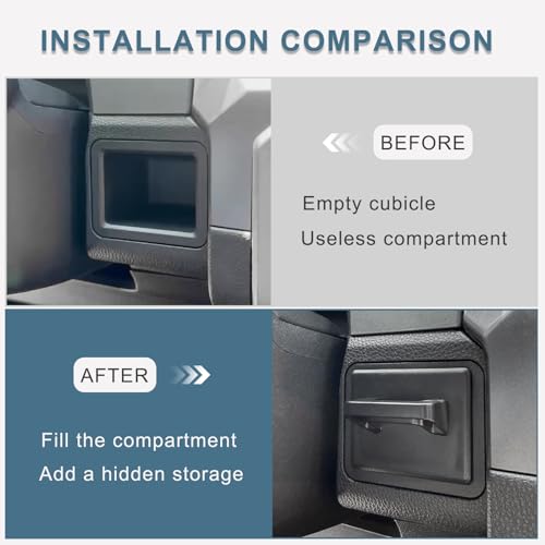 JKCOVER Storage Drawer Tray Compatible with Toyota Tacoma 2024 2025 2026 and 2025 2026 Toyota 4Runner Accessories Center Console Organizer Wheel Cubicle Extra Storage (Patent Design) by JKCOVER - Used condition - Image 3