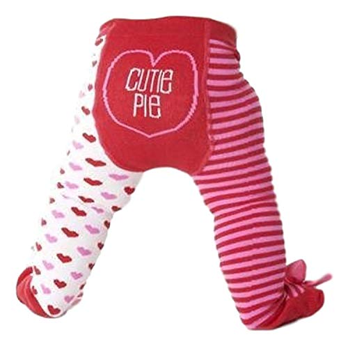 Mud Pie Girls' Baby-Newborn Cutie Pie Tights, Multi-Colored, 6-9 Months