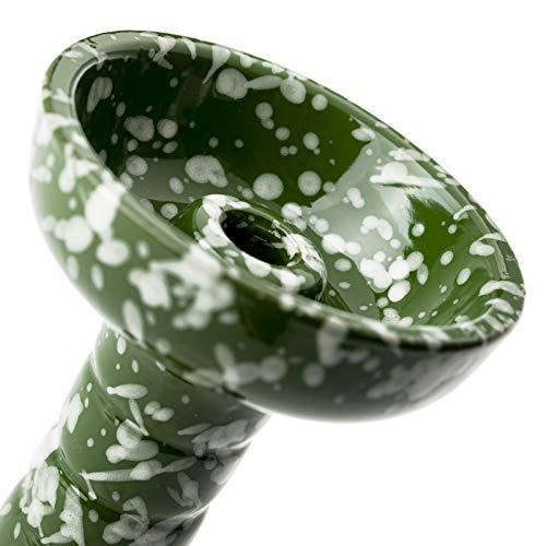 HIBRON Premium Keramik Shisha Phunnel Kopf - perfekt geeignet für Standard-Smokebox - Phunnel Shisha Kopf, Grün – Bild 6