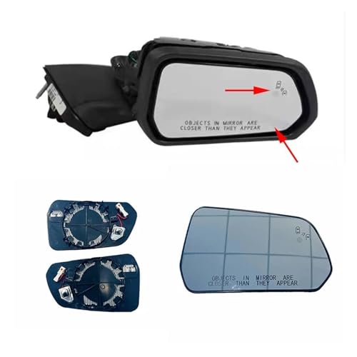 Rétroviseurs pour Ford Mustang 15-20 verre dégivrant version US