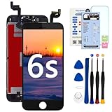 SIMDOG for iPhone 6S Screen Replacement Black,LCD Touch Digitizer with Repair Tools+Screen Protector for A1633, A1688, A1700 (Black)