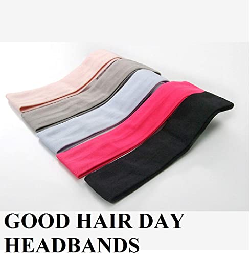 Huachi 16 Pack Headbands For Women Thin Workout Yoga Running Sports Elastic Hair Bands For Short Hair Soft Hairwrap Hair Accessories For Women Solid Colors #TOP7