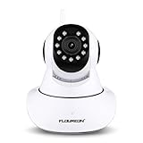 FLOUREON 720P IP Kamera WLAN Überwachungskamera Pan/Tilt IP Cam P2P Netzwerkkamera Baby Monitor 2...