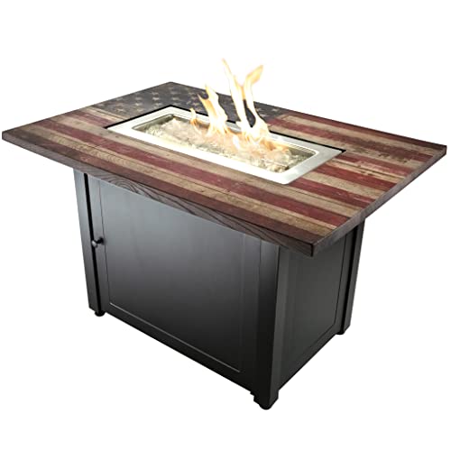 Endless Summer, The Americana, 40" X 28" Rectangle Lp Gas Outdoor Fire Pit #TOP20