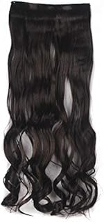 وصلة شعر طويل مجعد من ووين بلون بني داكن، 2724707068542_ مع ضمان الرضا والجودة لمدة عام