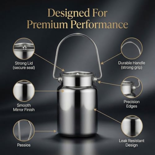 Image of Chakmak Rose Barni (3 Litre) | Premium Food Storage Container | Airtight Kitchen Storage Jar | Multipurpose Container for Dry Fruits, Snacks, Pulses, Grains & Kitchen Essentials