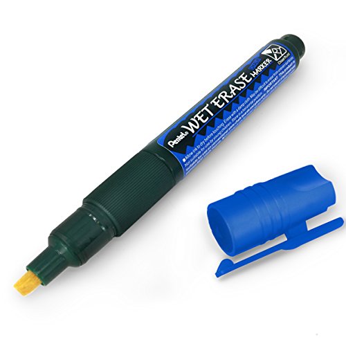 Marqueur craie Pentel SMW26 effaçable à l'eau lot de 8 feutres pointe biseautée - 4
