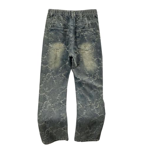 Pantalon en denim jacquard lavable résistant et confortable