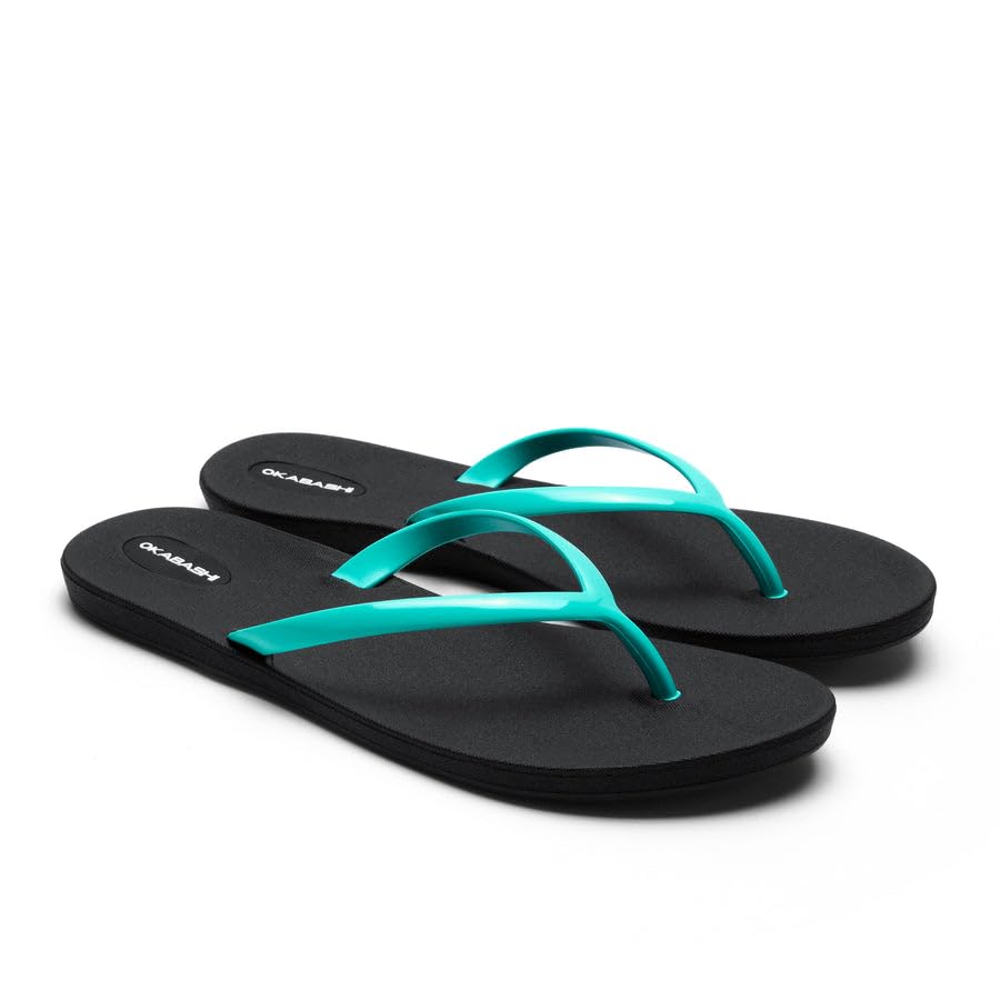 Image of OKABASHI Women's Shoreline Flip Flop | Sculpted Footbeed for All-Day Comfort | Slip-Resistant & Waterproof | Sustainably Made in the USA