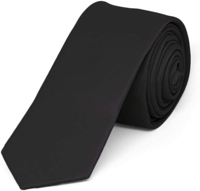 tiemart Boys' 2" Width Skinny Necktie for 8 to 13 years old