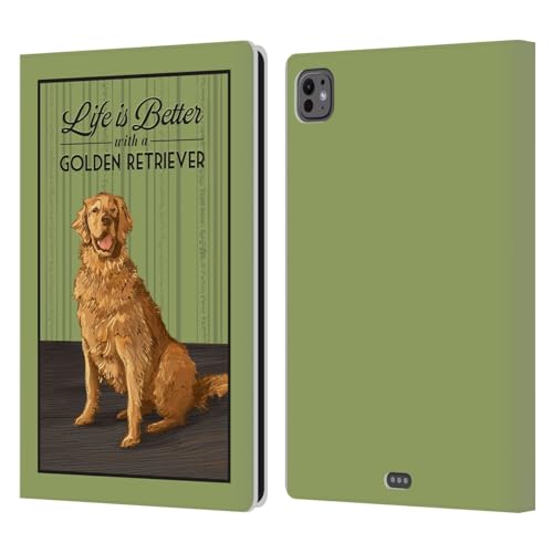 Étui iPad Pro 11 M4 2024 Golden Retriever, le cadeau parfait pour protéger sa tablette avec soin