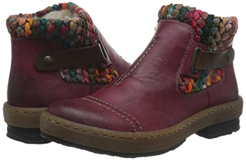 Rieker New Women's Felicitas 84 Boot Wine/Magano/Multi 41 #TOP6