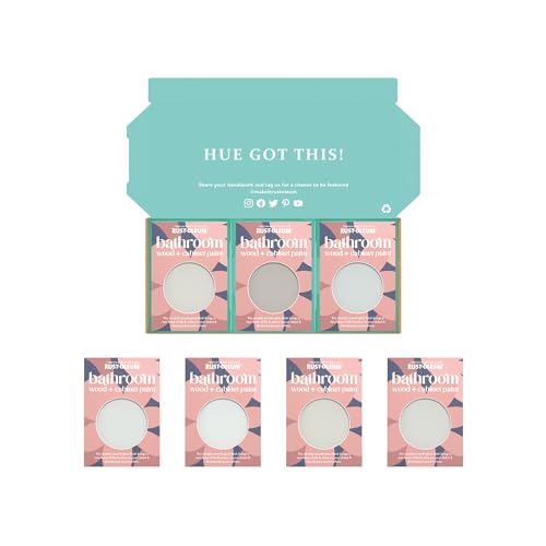 Rust-Oleum Bathroom Cabinet Paint in Gloss Finish – Delicate Greys Tester Box